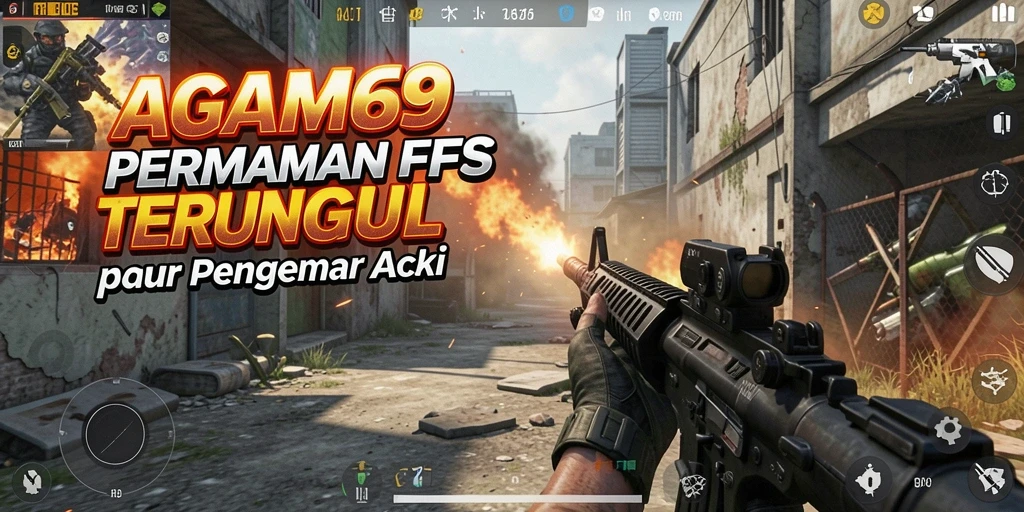 Tampilan mendebarkan gameplay AGAM69 dalam aksi tembak-menembak.