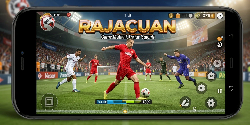 Tampilan gameplay seru dari RAJACUAN dengan variasi olahraga.